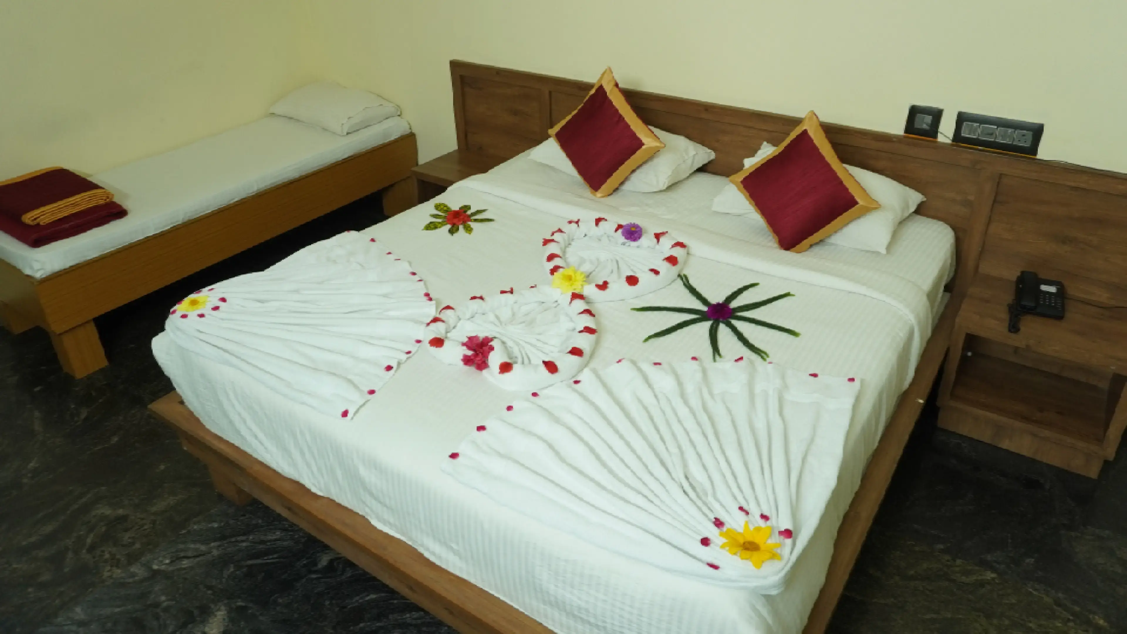Deluxe Triple Room at MS Lotus Resorts Kolli Hills
