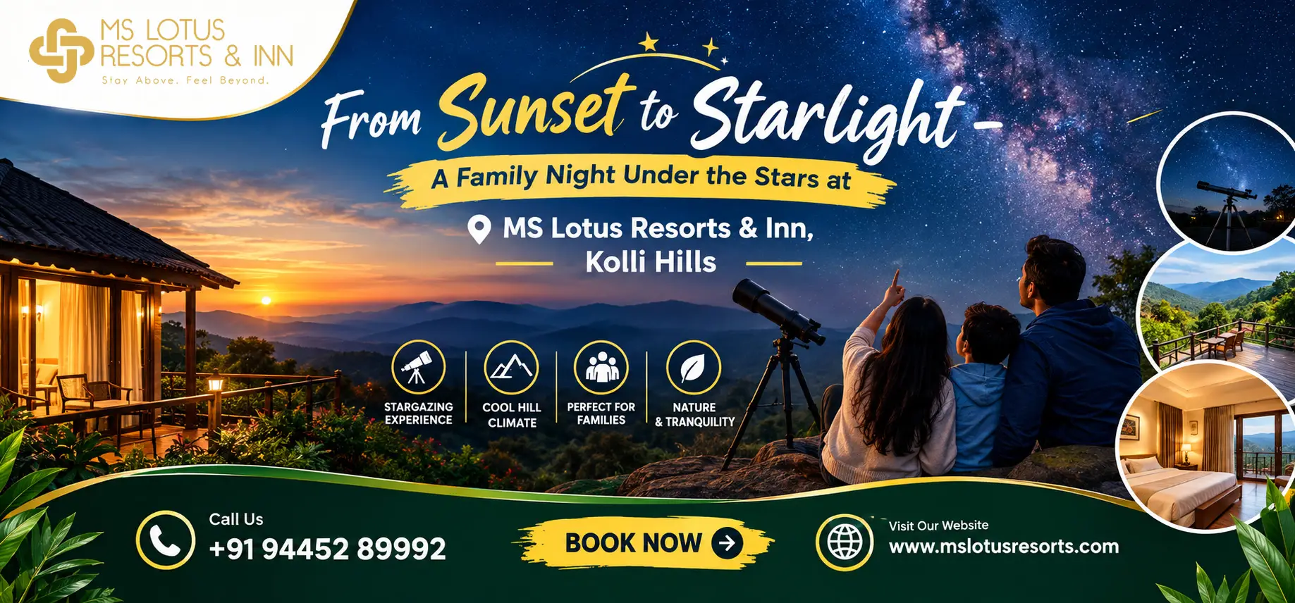 From Sunset to Starlight: A Family Night in Kolli Hills