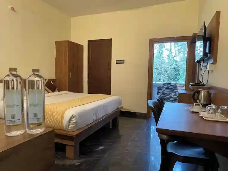 Single Room with queen bed at MS Lotus Resorts