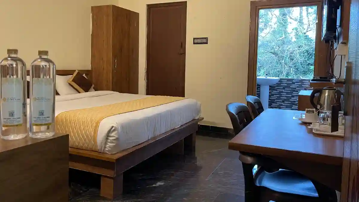 Standard Room with double bed at MS Lotus Resorts